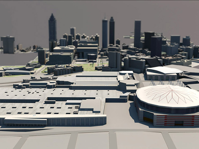 An image of a 3D rendering of the GWCC.
